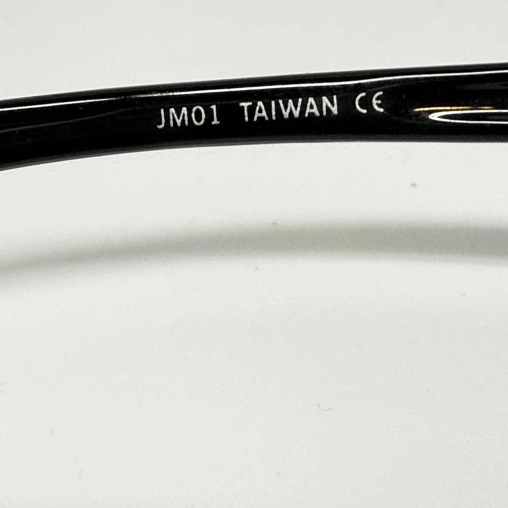 Ji Marti JM01‎ TR90 Frame Sport Sunglasses Black Amber Lenses Taiwan CE 21731
